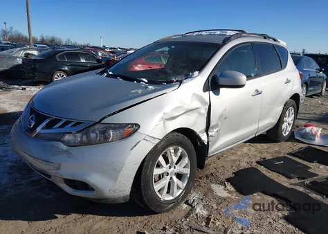 2014 Nissan Murano Sv из США, поврежденный, VIN JN8AZ1MW7EW516833